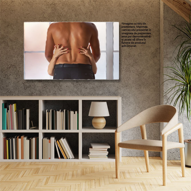 Tablou Canvas - Embratisare Patima: Cuplu indragostit 40x25CM [2]