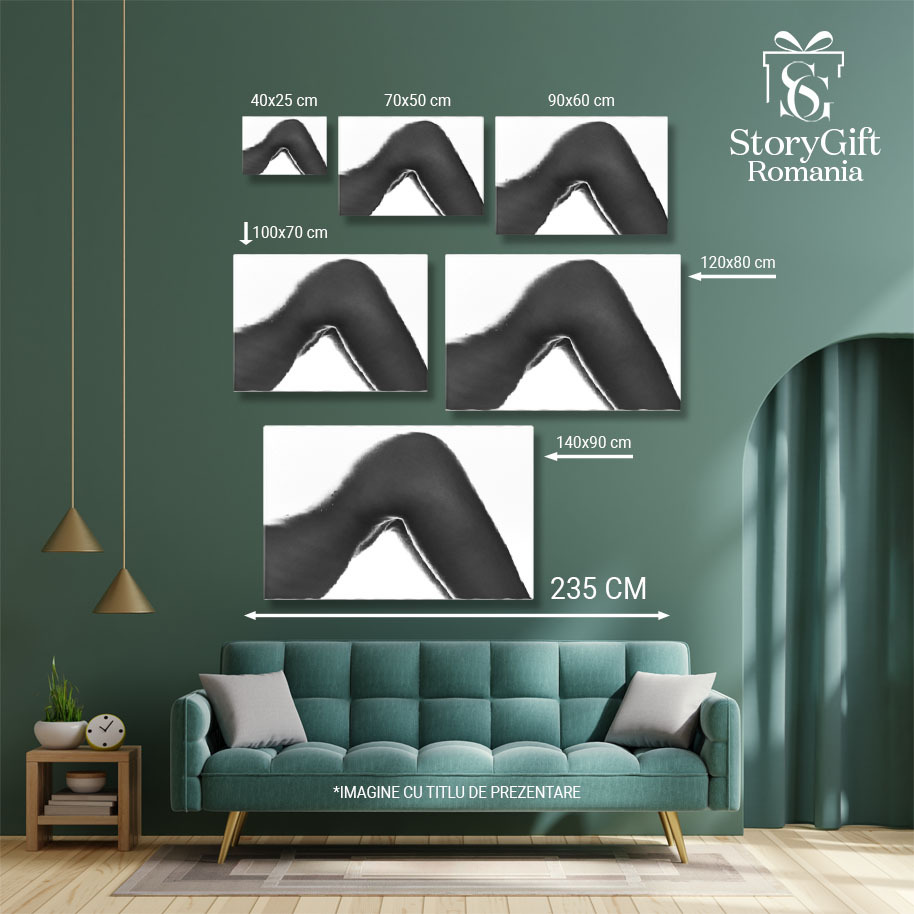 Tablou Canvas - Delicatete Senzuala in Stropi de Apa: O Simfonie a Frumusetii 40x25CM [4]