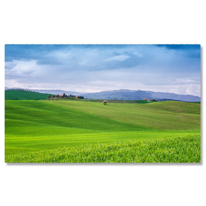 Peisaj - Tablou Canvas Pauza la Ferma Toscanei: Relaxare 40x25CM