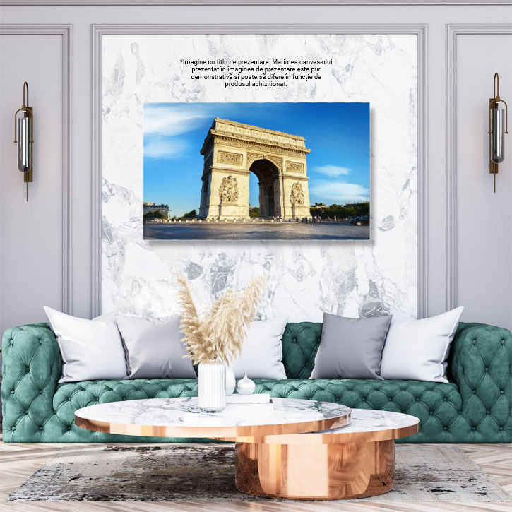 Tablou Canvas Arcul de Triumf, arc, de, triomphe, paris, france, architecture 483 40x25CM [2]