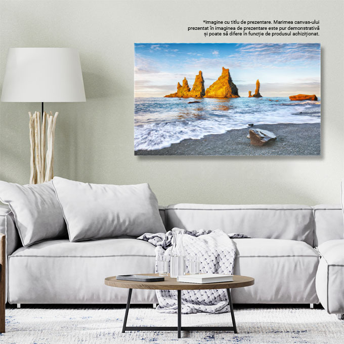 Tablou Canvas Destinatie Uimitoare Formatiunile Stancoase Troll Toes apa, cer, plaja, vara, calatorie. 991 40x25CM [2]