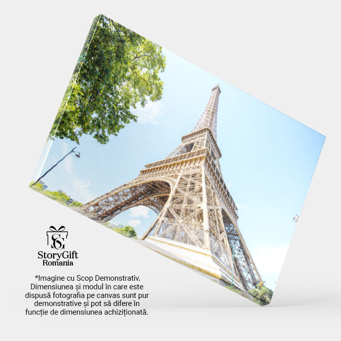 Tablou Canvas Orasul Luminilor Franta, Paris, Vedere Urbana, Turnul Eiffel, Peisaj Urban 1223 40x25CM [3]