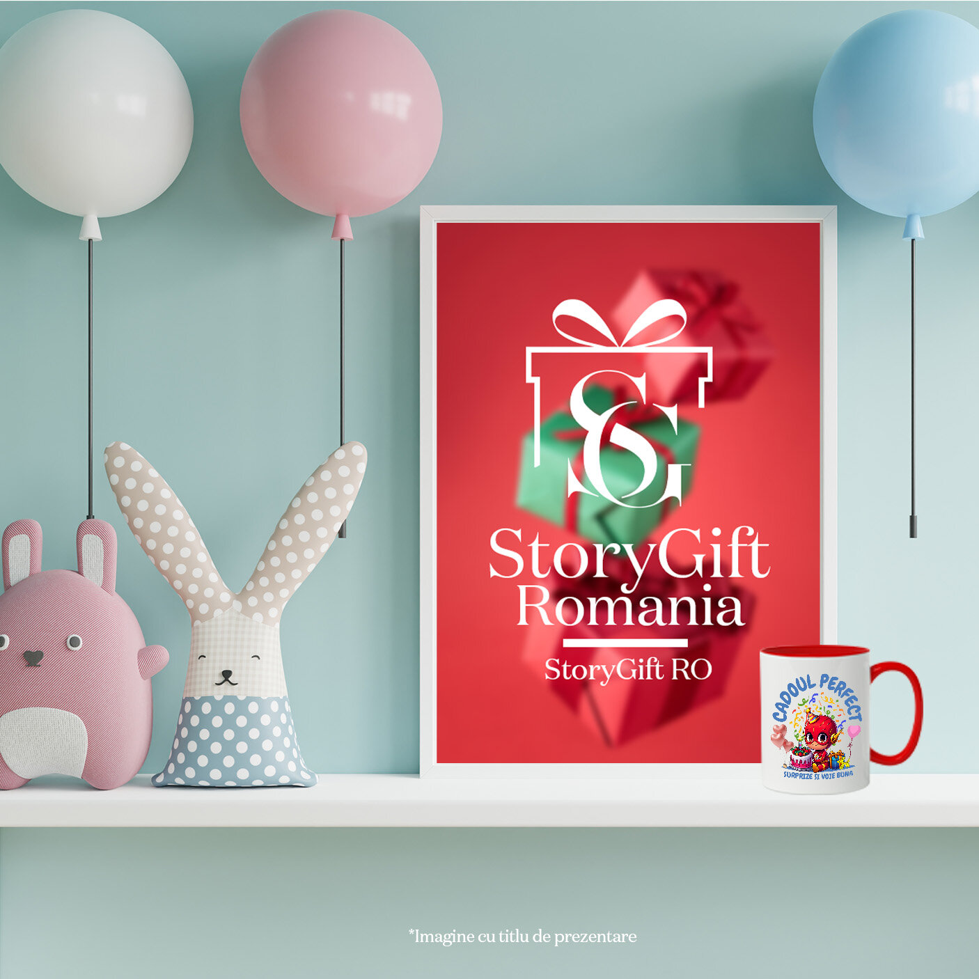 Cana Cu Bucurie si Cadou The Flash pentru Ziua Ta Ceramica, 330ML, cu Maner Rosu [3]