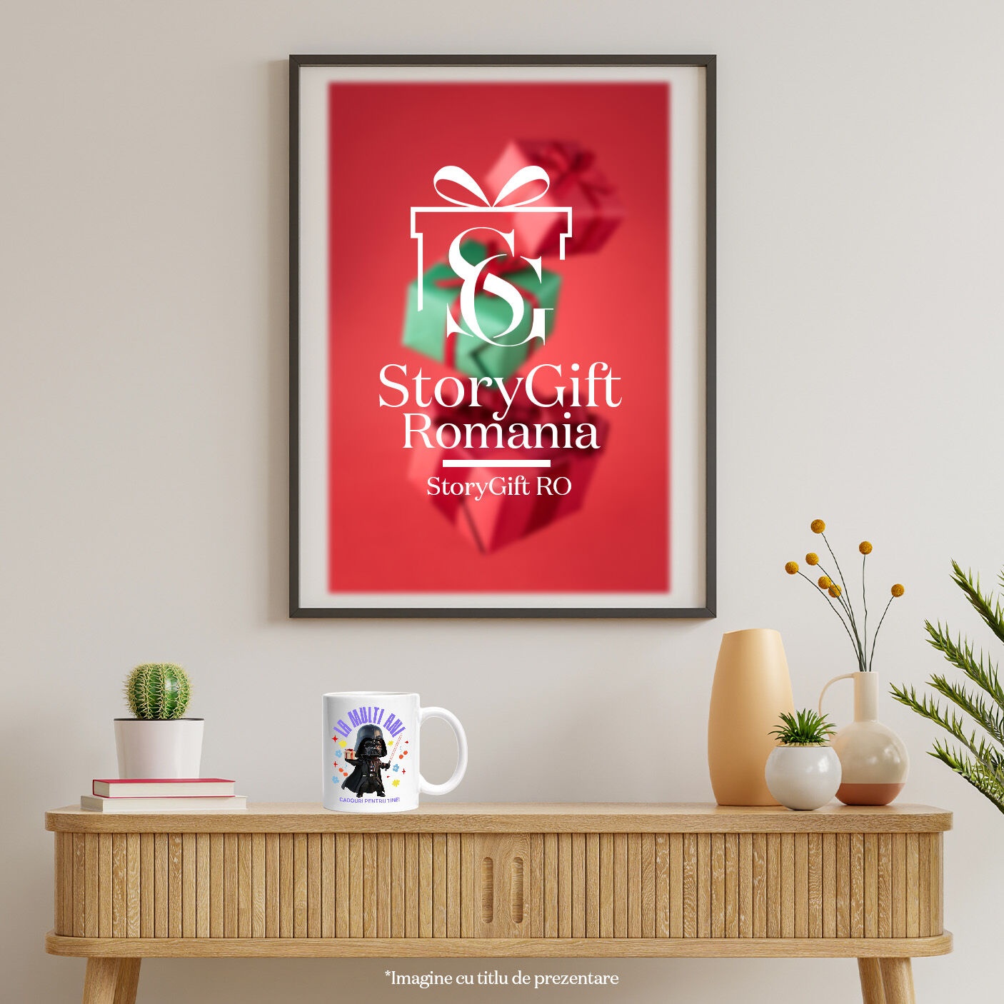 Cana Cu Cadouri Tematice Darth Vader pentru Aniversare Ceramica, 330ML, cu Maner Alb [3]