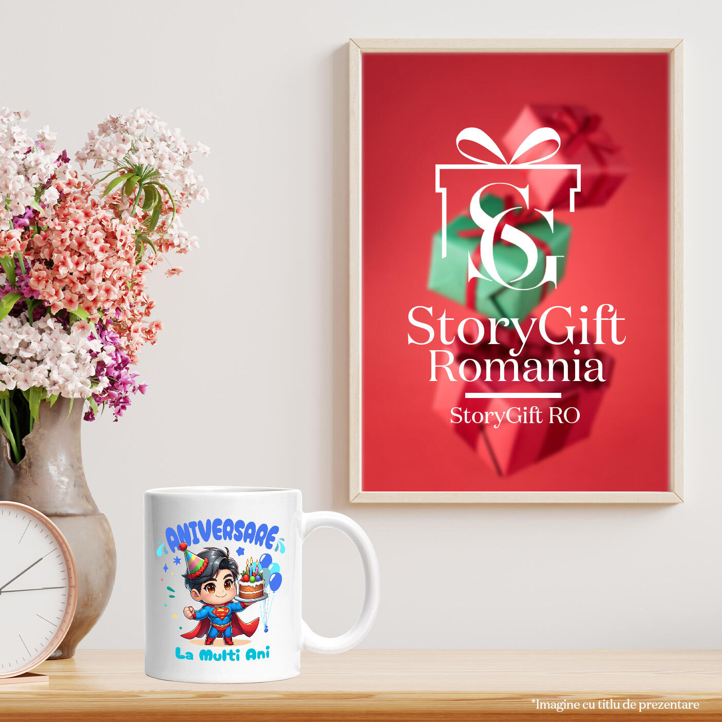 Cana Cu Aniversare cu Superman – Cadouri Ce Inspira Ceramica, 330ML, cu Maner Alb [3]