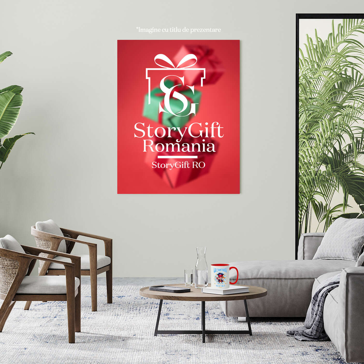 Cana Cu The Flash si Visele de Vacanta Ceramica, 330ML, cu Maner Rosu [3]