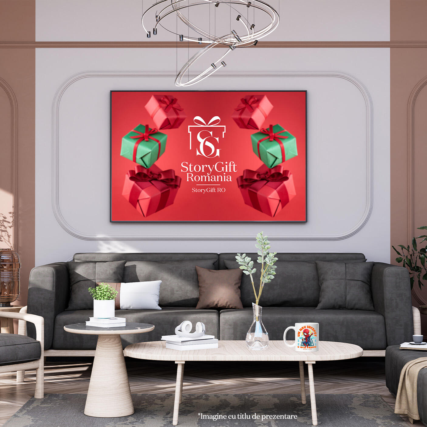 Cana Cu Cu Superman, Cărți Care Te Ridică La Primii Pași Ceramica, 330ML, cu Maner Alb [3]