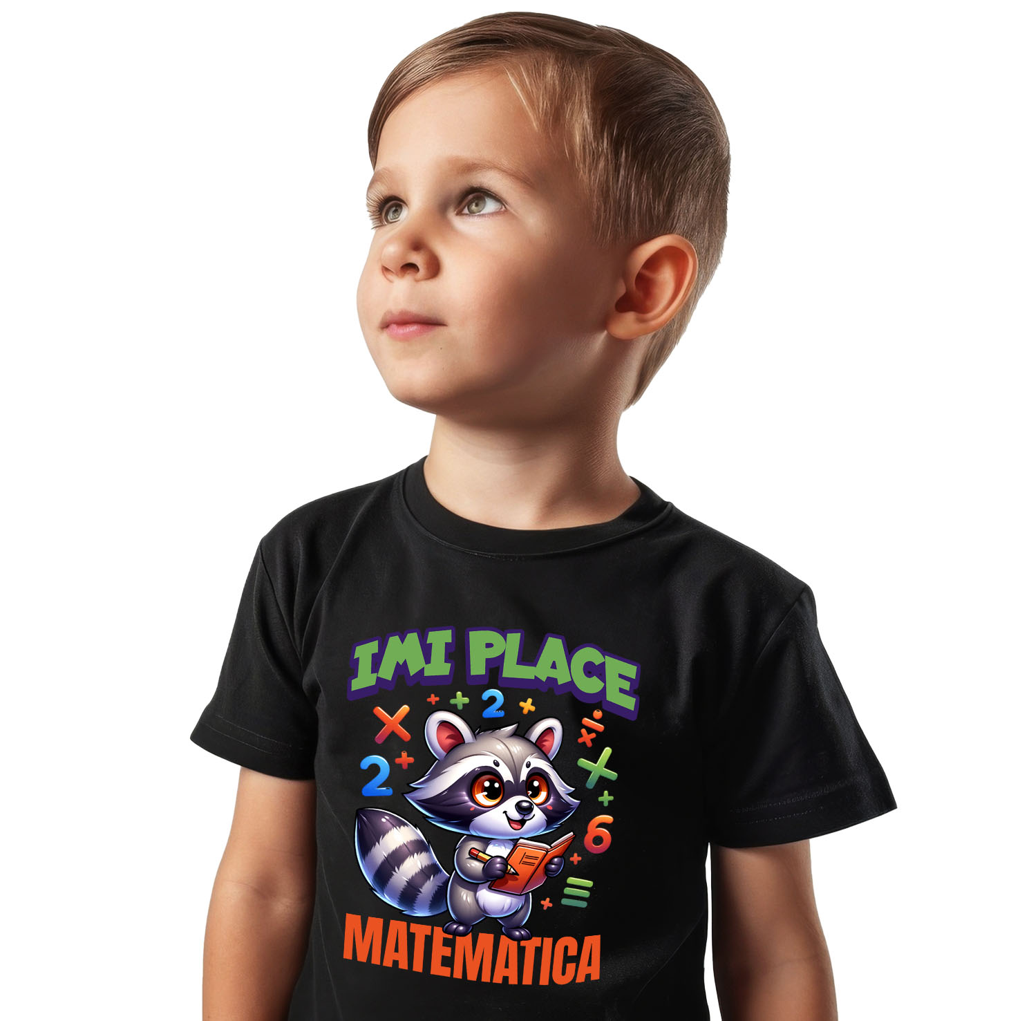 Tricou Femei, Barbati, Copii, Fata, Baiat, Unisex Personalizat Tricou Sconcs Matematician - "Îmi Place Matematica" | Cadou Educațional pentru Copii și Iubitori de Știință [1]