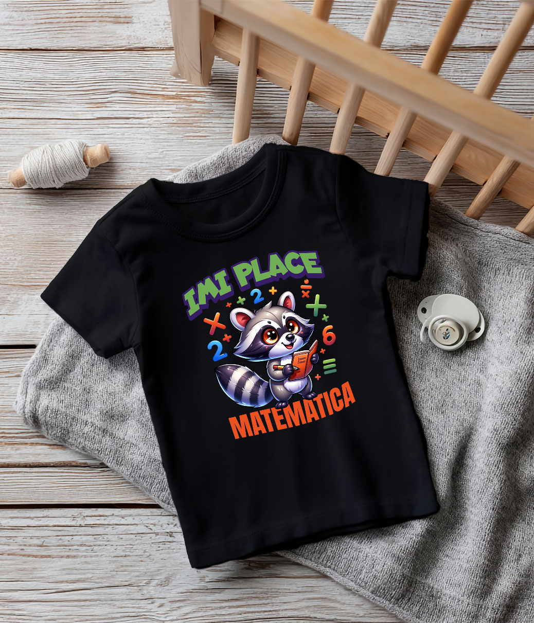 Tricou Femei, Barbati, Copii, Fata, Baiat, Unisex Personalizat Tricou Sconcs Matematician - "Îmi Place Matematica" | Cadou Educațional pentru Copii și Iubitori de Știință [4]