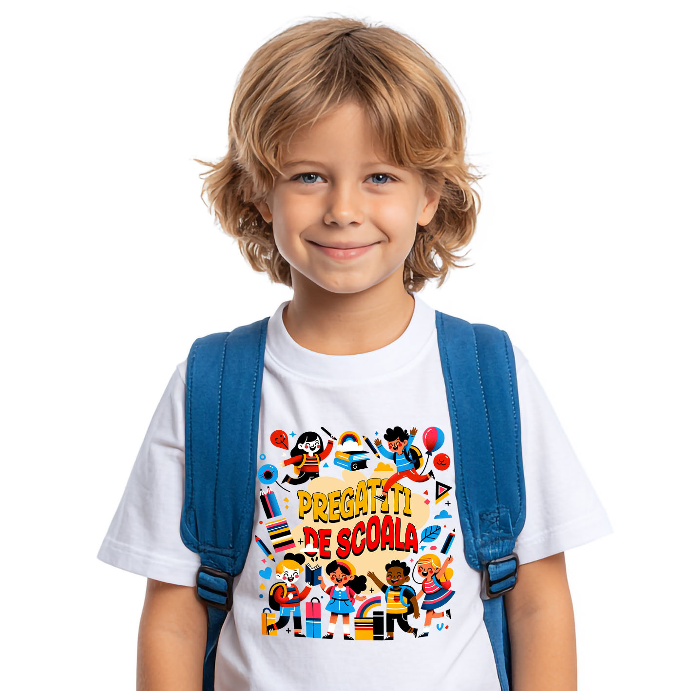 Tricou Femei, Barbati, Copii, Fata, Baiat, Unisex Personalizat Produse Personalizate Pentru Copii Veseli - Educație, Rechizite Școlare și Distracție [1]