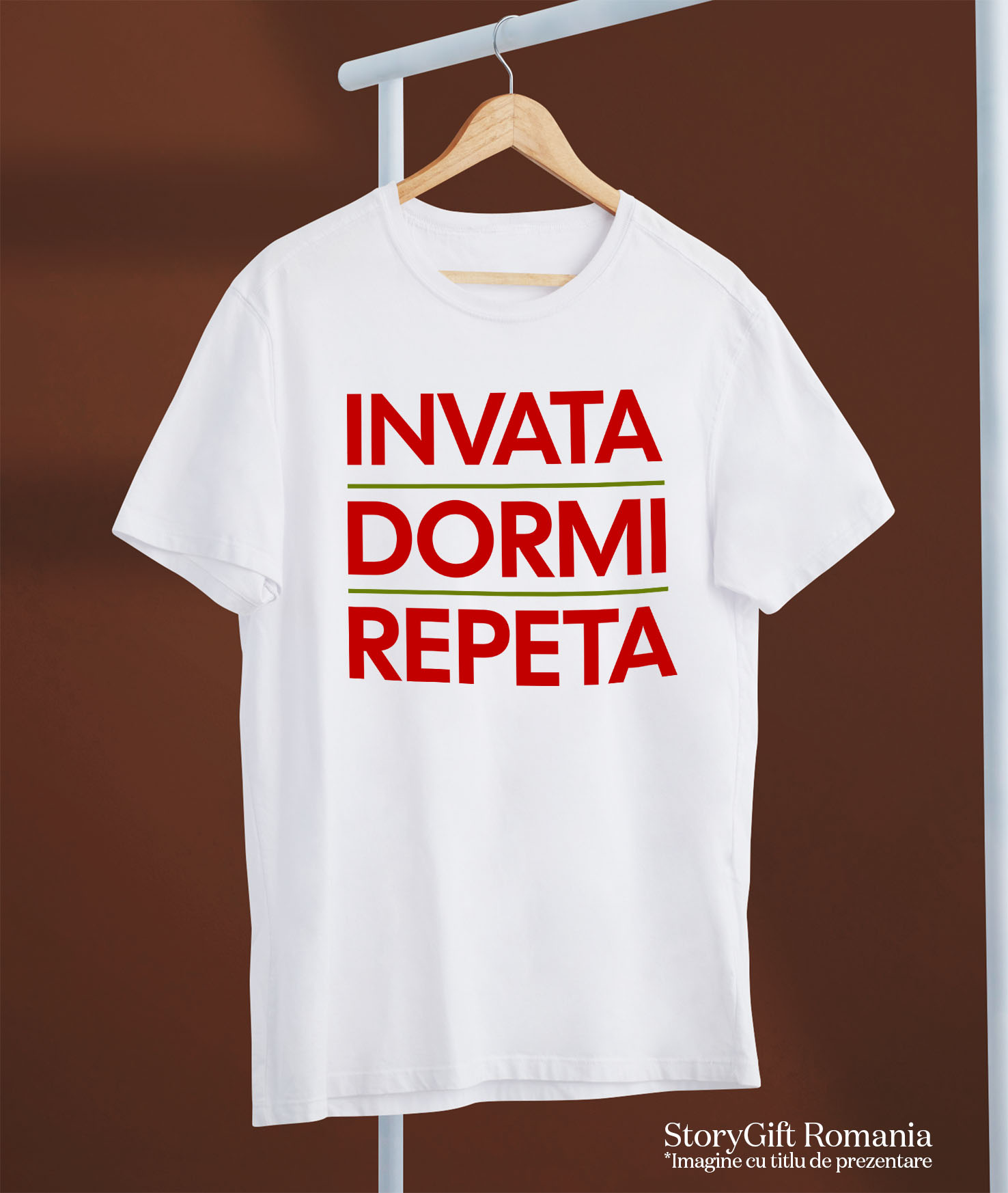 Tricou Femei, Barbati, Copii, Fata, Baiat, Unisex Personalizat Rutina Zilnică a Studenților și Copiilor – Educație, Școală și Somn [2]