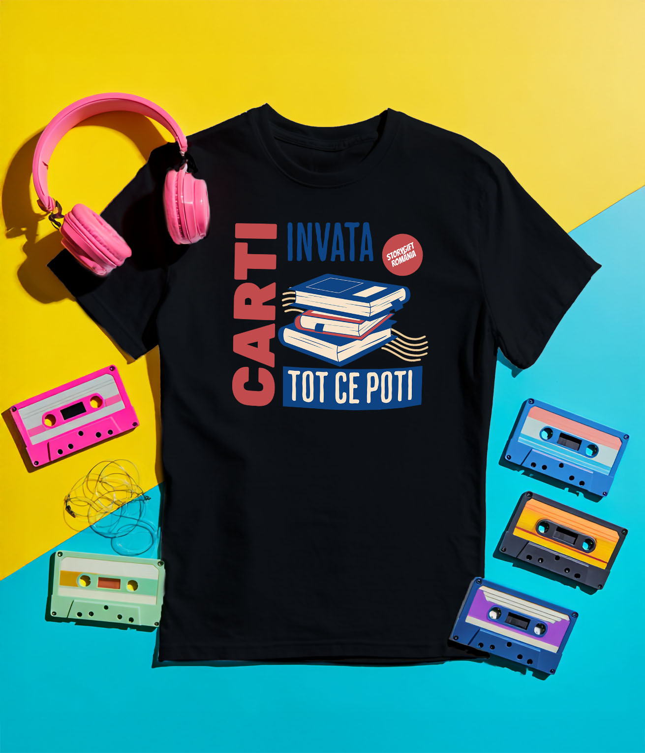 Tricou Femei, Barbati, Copii, Fata, Baiat, Unisex Personalizat Cărți Motivaționale pentru Dezvoltare Personală - Învață Tot Ce Poți! [4]