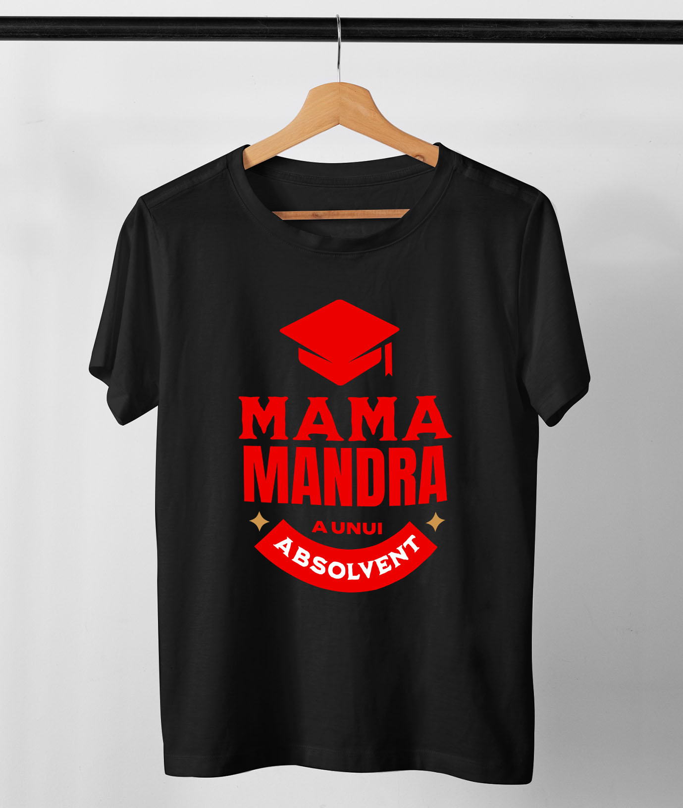 Tricou Femei, Barbati, Copii, Fata, Baiat, Unisex Personalizat Toca Absolvire - Mama Mândră de Un Absolvent | Cadou Educație și Familie [2]