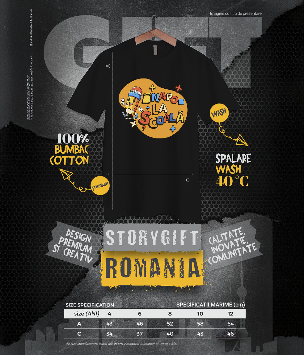 Tricou Femei, Barbati, Copii, Fata, Baiat, Unisex Personalizat Creion Vesel cu Semnul Păcii | Înapoi la Școală și Educație Copii [5]