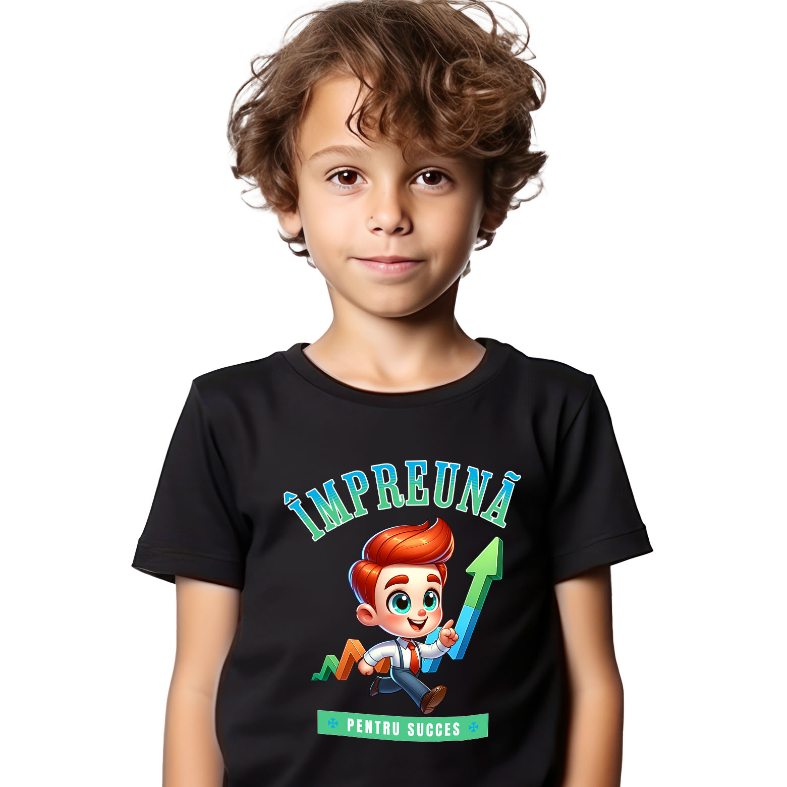 Tricou Femei, Barbati, Copii, Fata, Baiat, Unisex Personalizat Bărbat Animat în Costum | Cadouri Personalizate pentru Succes [1]