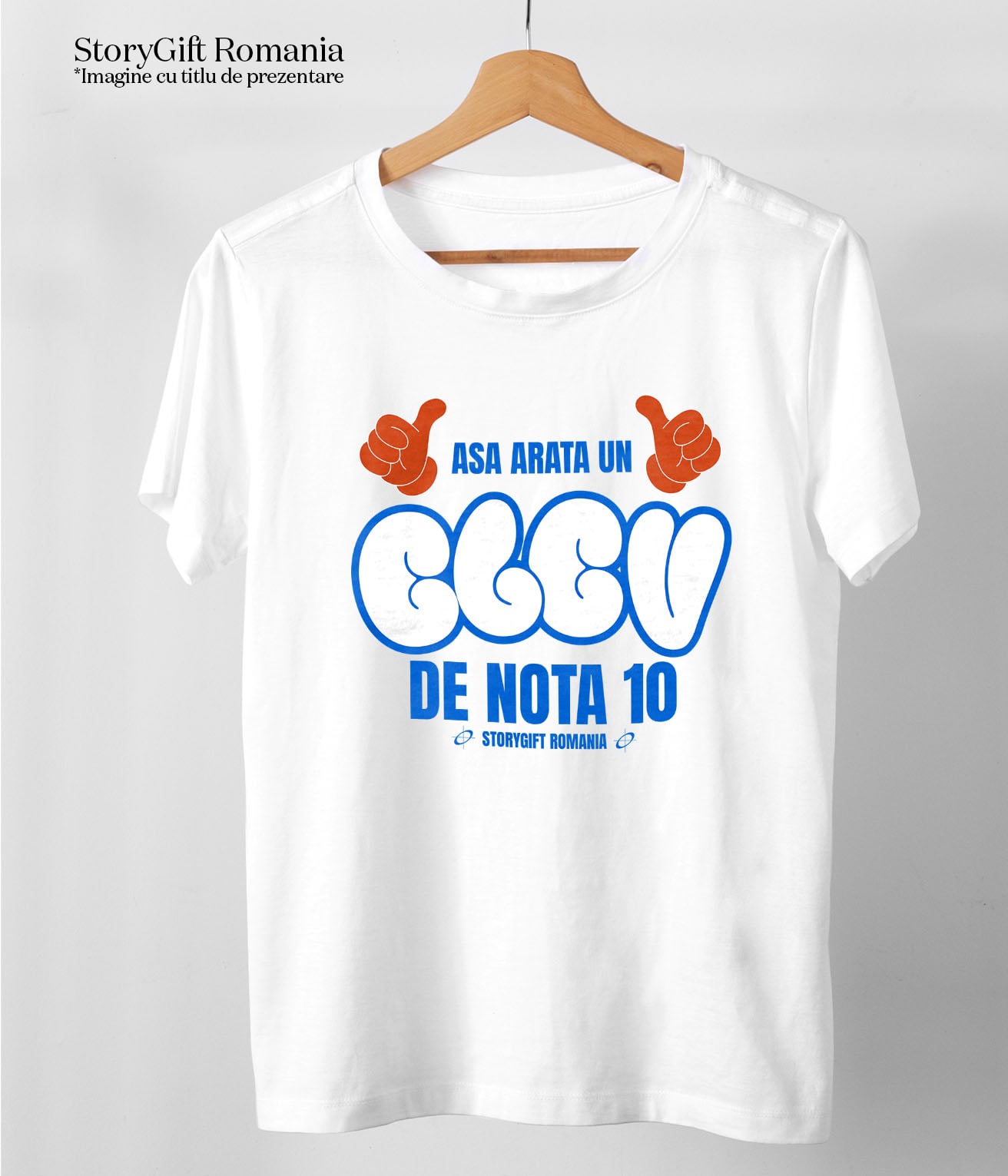 Tricou Femei, Barbati, Copii, Fata, Baiat, Unisex Personalizat Mâini Stil Mickey Mouse & Educație: Rechizite Personalizate pentru Elevii De Nota 10 [4]