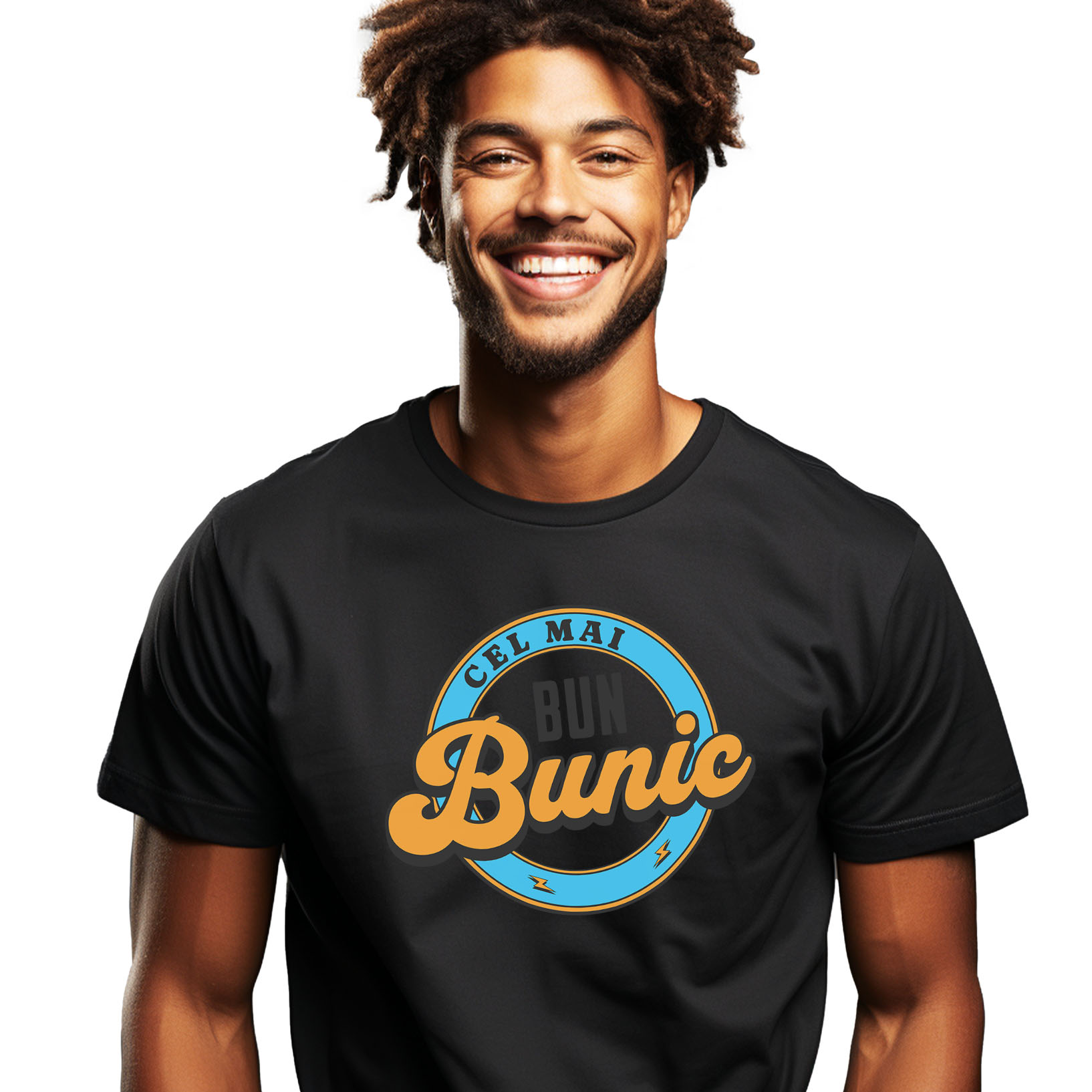 Familie - Tricou Femei, Barbati, Copii, Fata, Baiat, Unisex Personalizat „Mesaj pentru Cel Mai Bun Bunic - Cadou Personalizat Familie, Copii”
