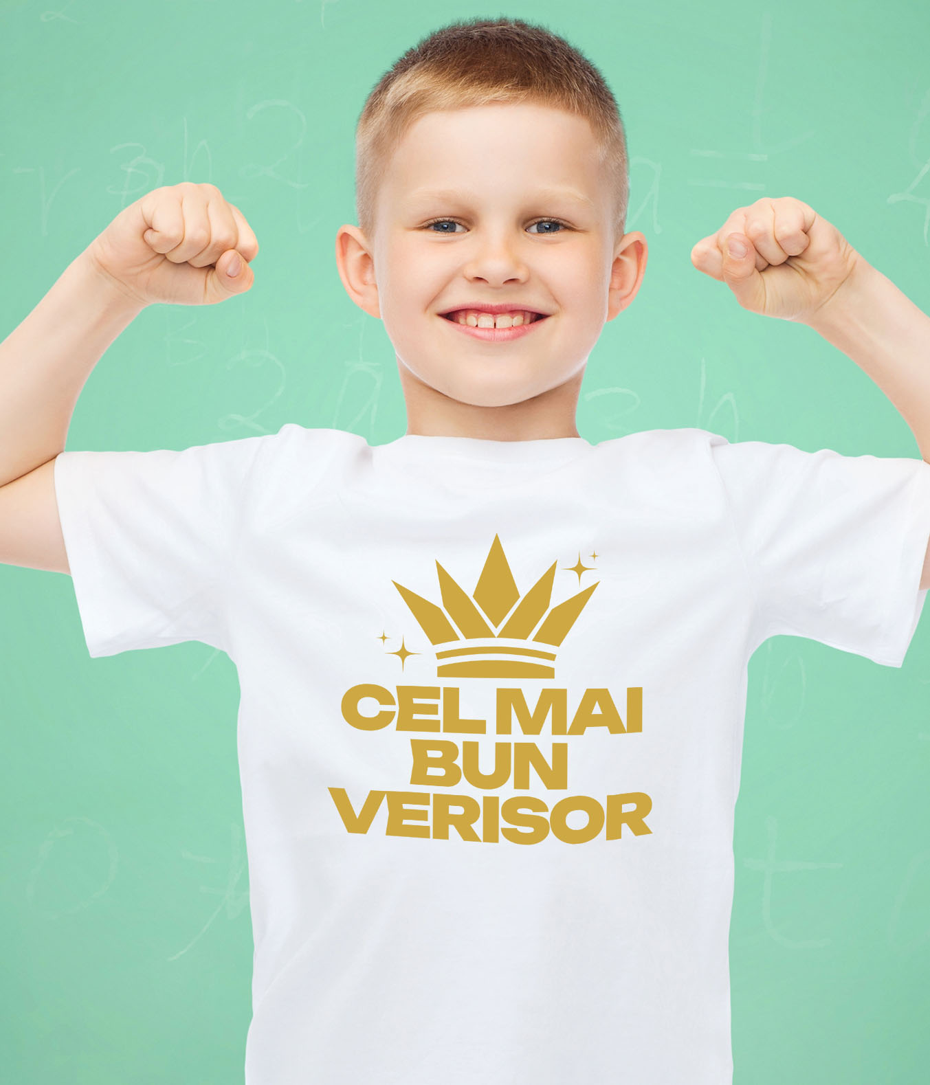 Tricou Femei, Barbati, Copii, Fata, Baiat, Unisex Personalizat „Coroană Regală Personalizată - Cel Mai Bun Verisor Cadou Haioasă Familie” [2]