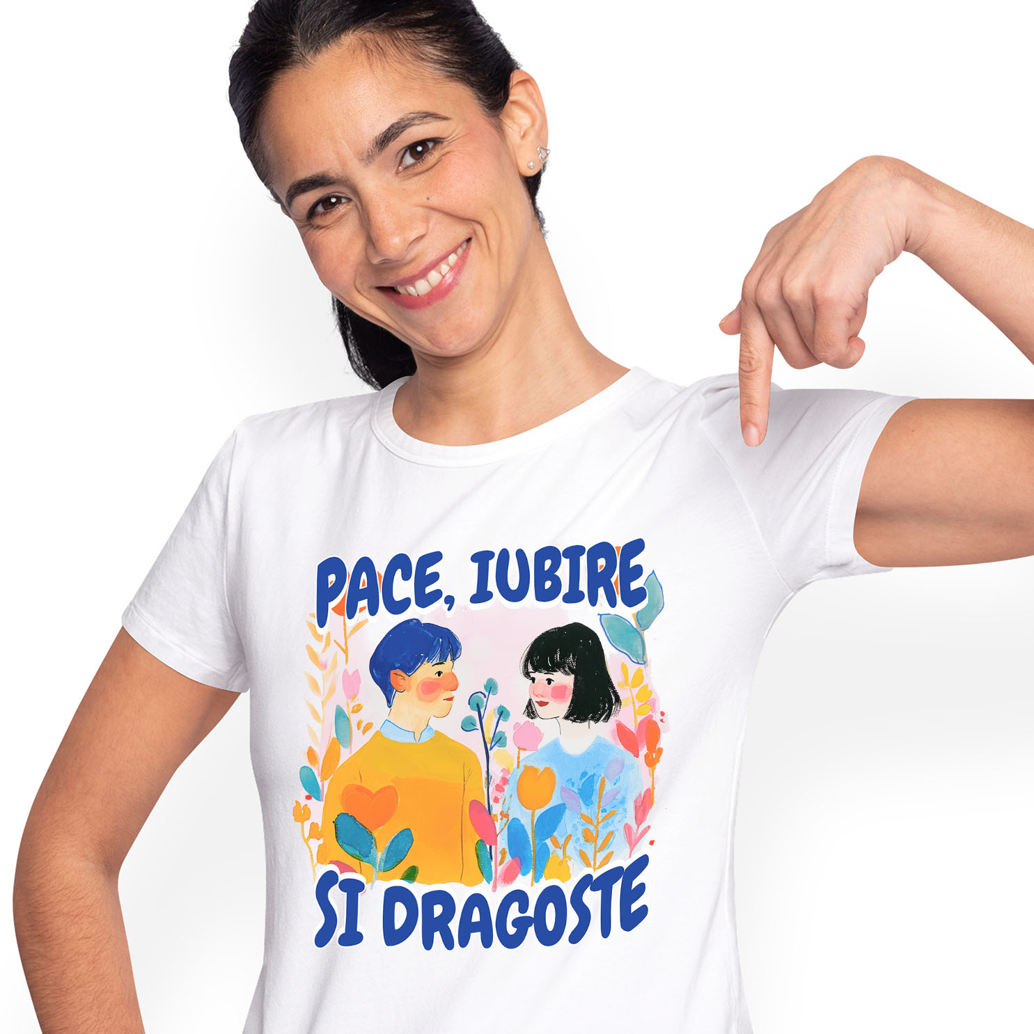 Familie - Tricou Femei, Barbati, Copii, Fata, Baiat, Unisex Personalizat Tablou Personalizat Familie & Cuplu – Cadouri Unice de Valentine's Day