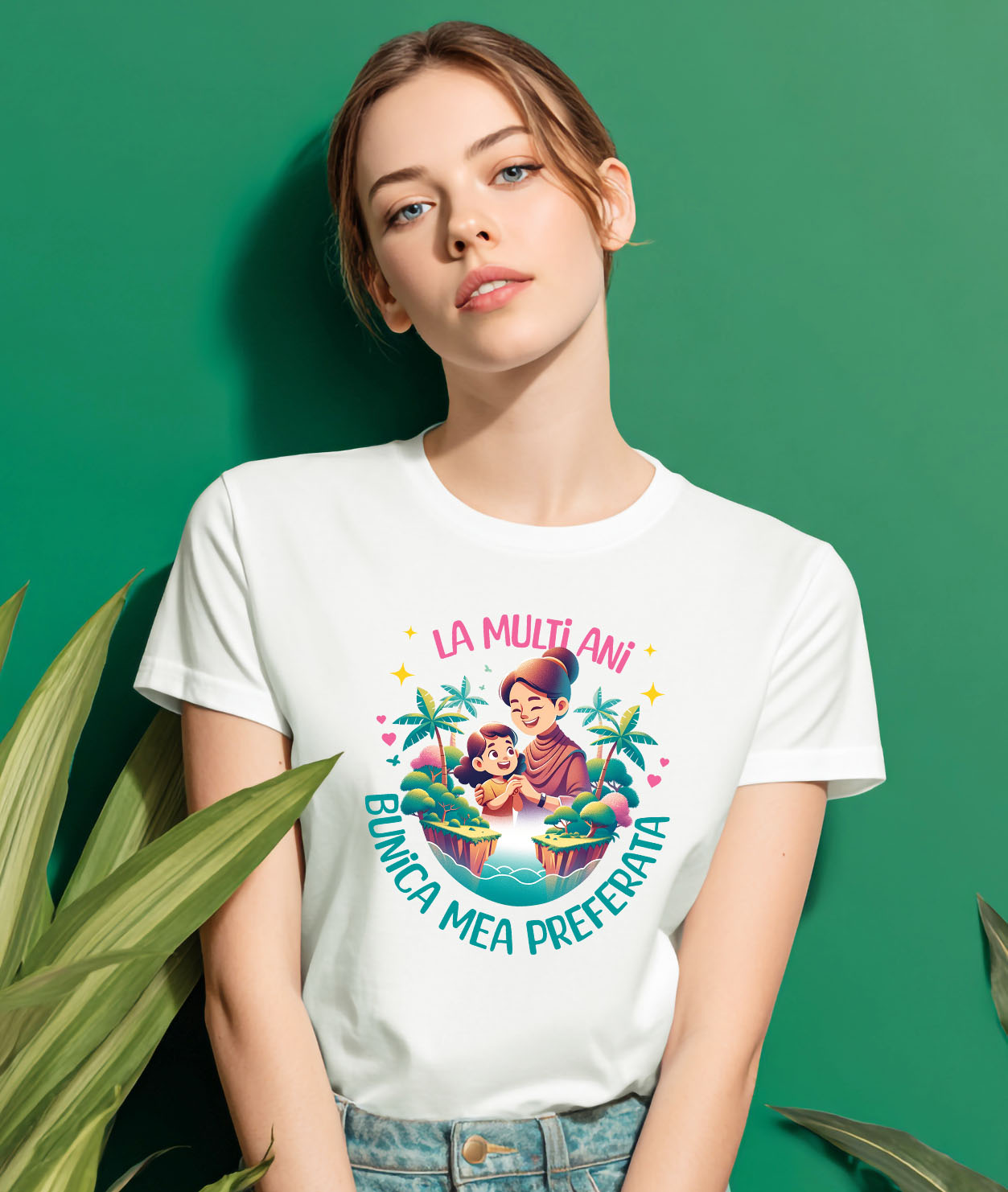 Tricou Femei, Barbati, Copii, Fata, Baiat, Unisex Personalizat Tricou Personalizat Bunica & Nepoata – Cadou Vesel și Unic [1]