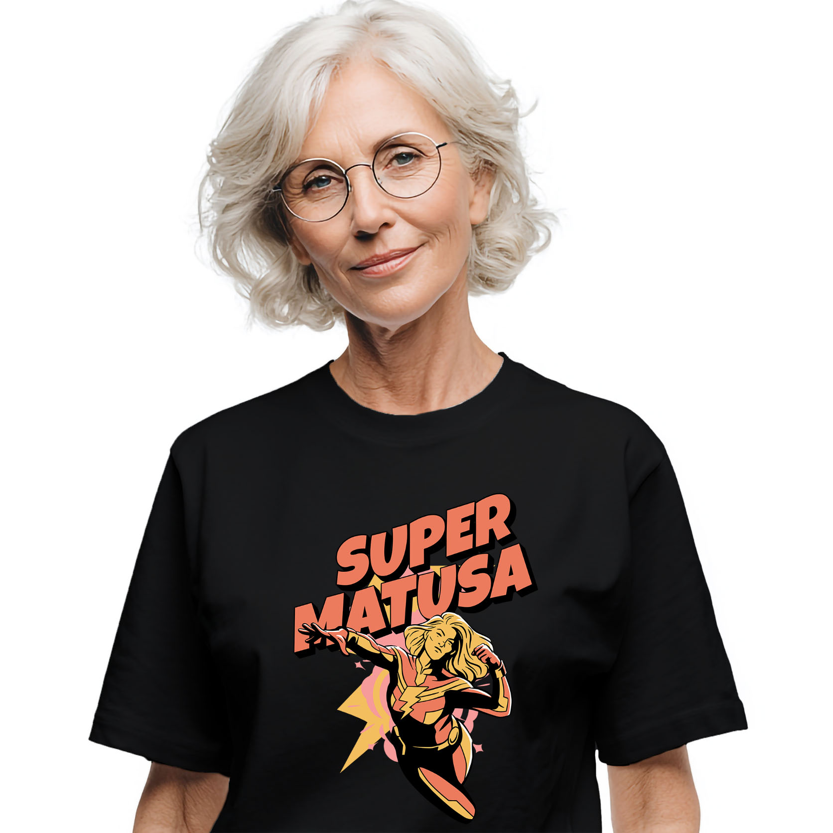 Familie - Tricou Femei, Barbati, Copii, Fata, Baiat, Unisex Personalizat Cadou Personalizat „Super Mătușă” | Femeie Super Erou pentru Familie și Iubire