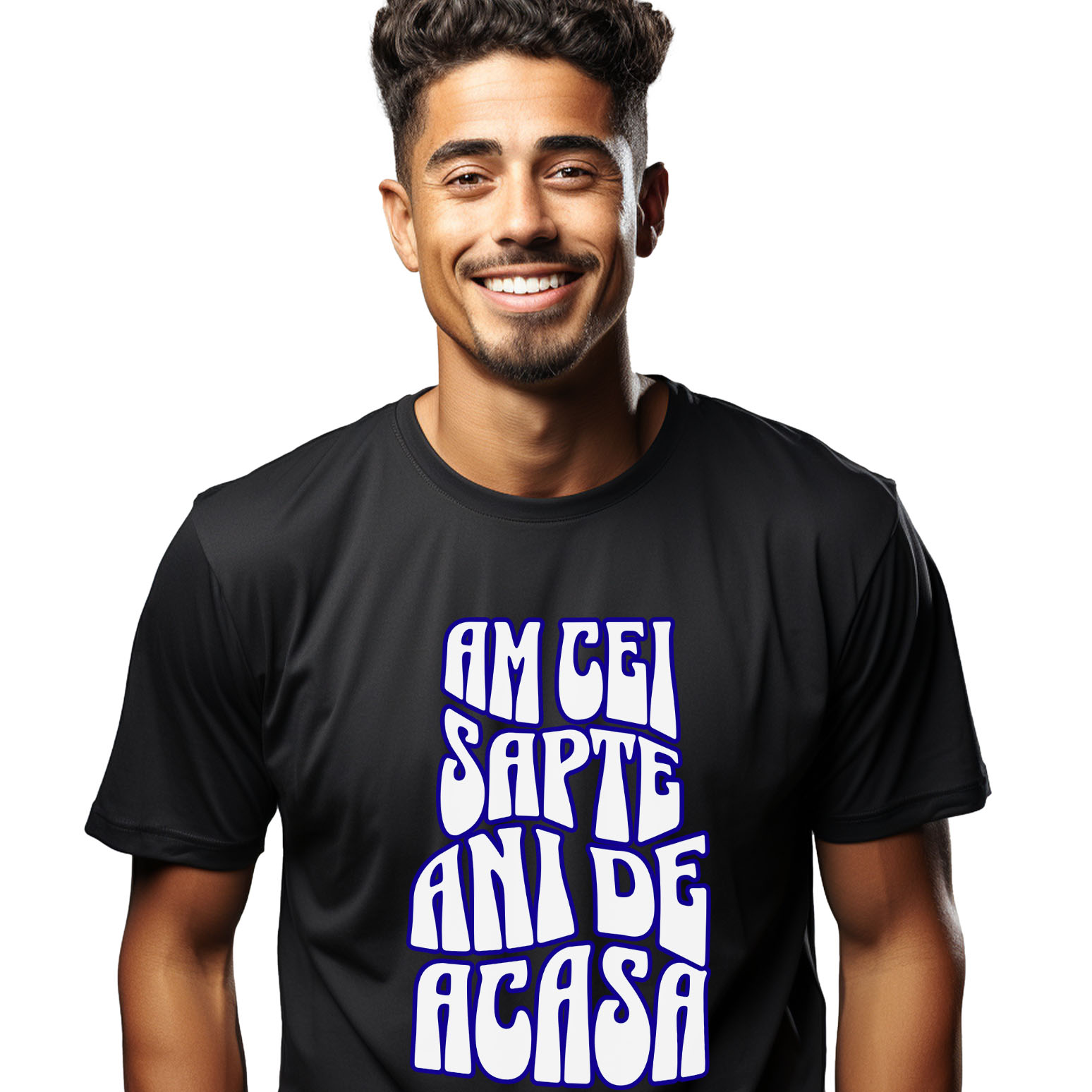 Familie - Tricou Femei, Barbati, Copii, Fata, Baiat, Unisex Personalizat Mesaj Educațional „Am Cei Șapte Ani De Acasă” | Cadou Personalizat Educație și Bună Creștere