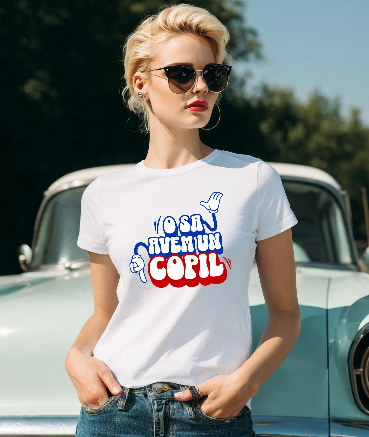 Tricou Femei, Barbati, Copii, Fata, Baiat, Unisex Personalizat Cadou Personalizat Mickey Mouse | Anunț Sarcină | O să Avem Un Copil | Familie și Iubire [1]