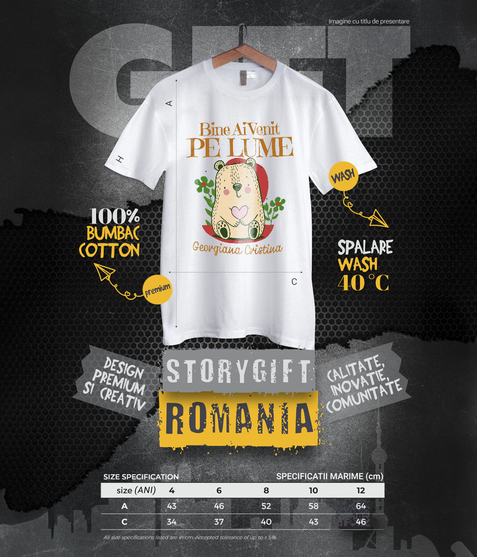 Tricou Femei, Barbati, Copii, Fata, Baiat, Unisex Personalizat [5]