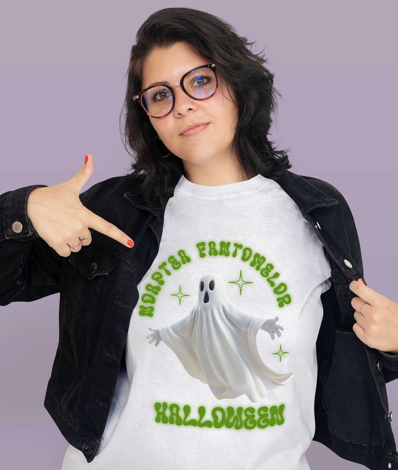 Tricou Femei, Barbati, Copii, Fata, Baiat, Unisex Personalizat Fantoma Albă de Halloween | Noaptea Fantomelor și Sărbătoare Horror [1]