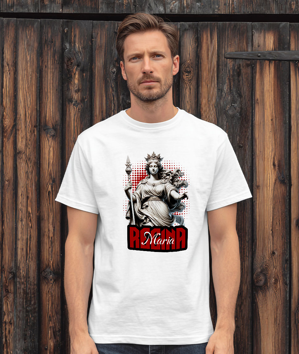 Tricou Femei, Barbati, Copii, Fata, Baiat, Unisex Personalizat Statuie Stil Grecesc Regina Maria – Cadou Personalizat Cu Coroana [1]