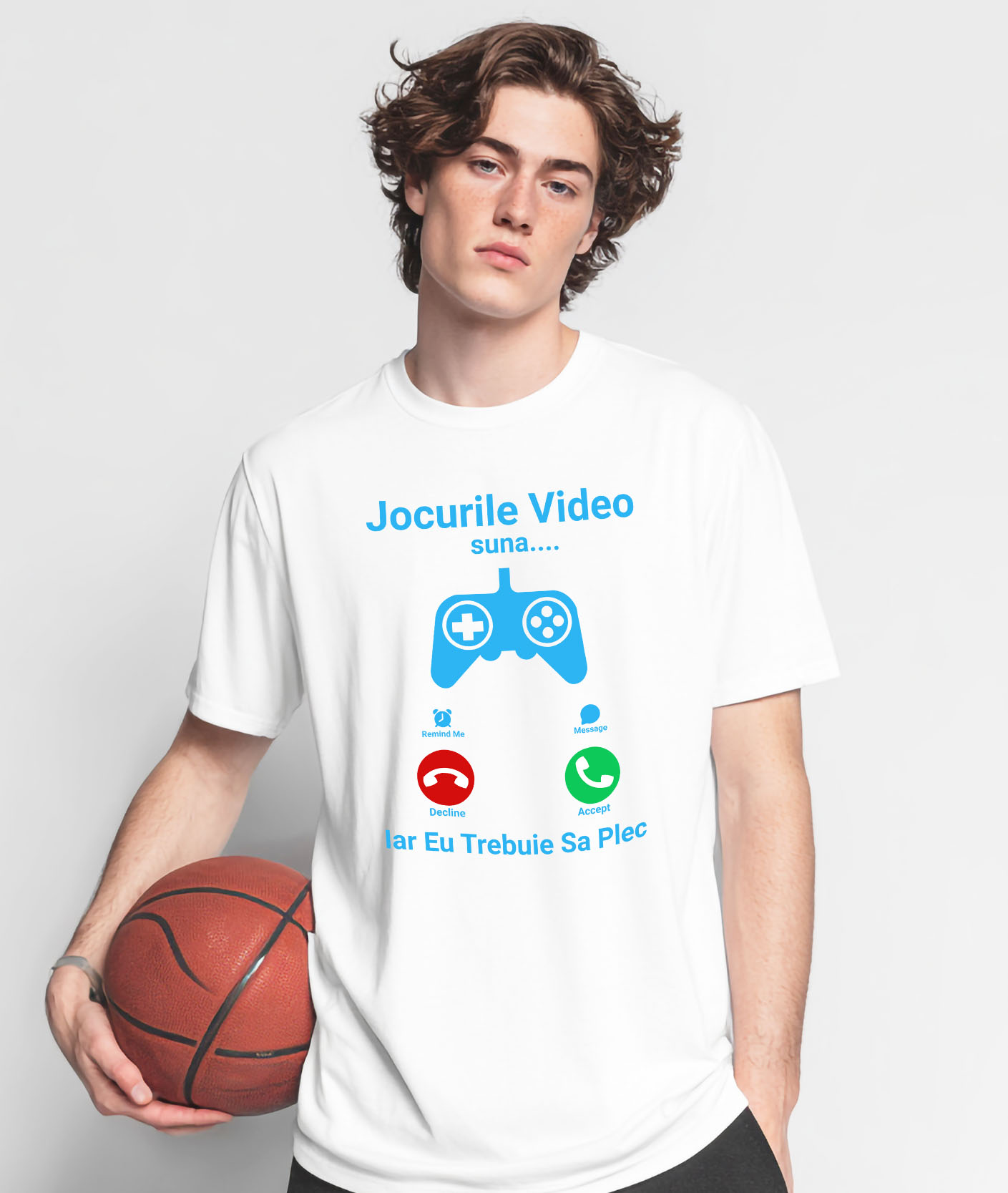 Tricou Femei, Barbati, Copii, Fata, Baiat, Unisex Personalizat Maneta Jocuri Video „Jocurile Video Sună Trebuie Să Plec” - Cadou Personalizat Gameri [1]