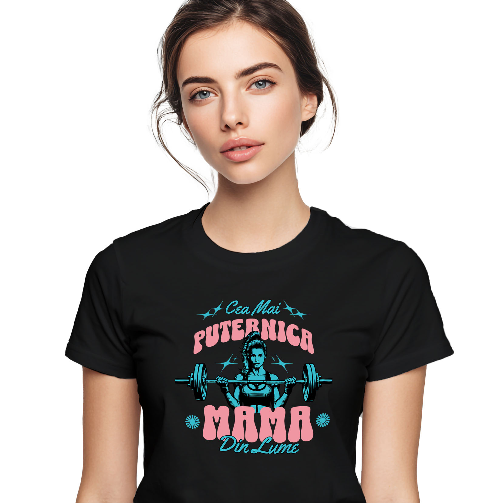 Mama - Tricou Femei, Barbati, Copii, Fata, Baiat, Unisex Personalizat "Cea Mai Puternică Mama Din Lume – Cadouri Personalizate pentru Mama și Iubirea Familiei"