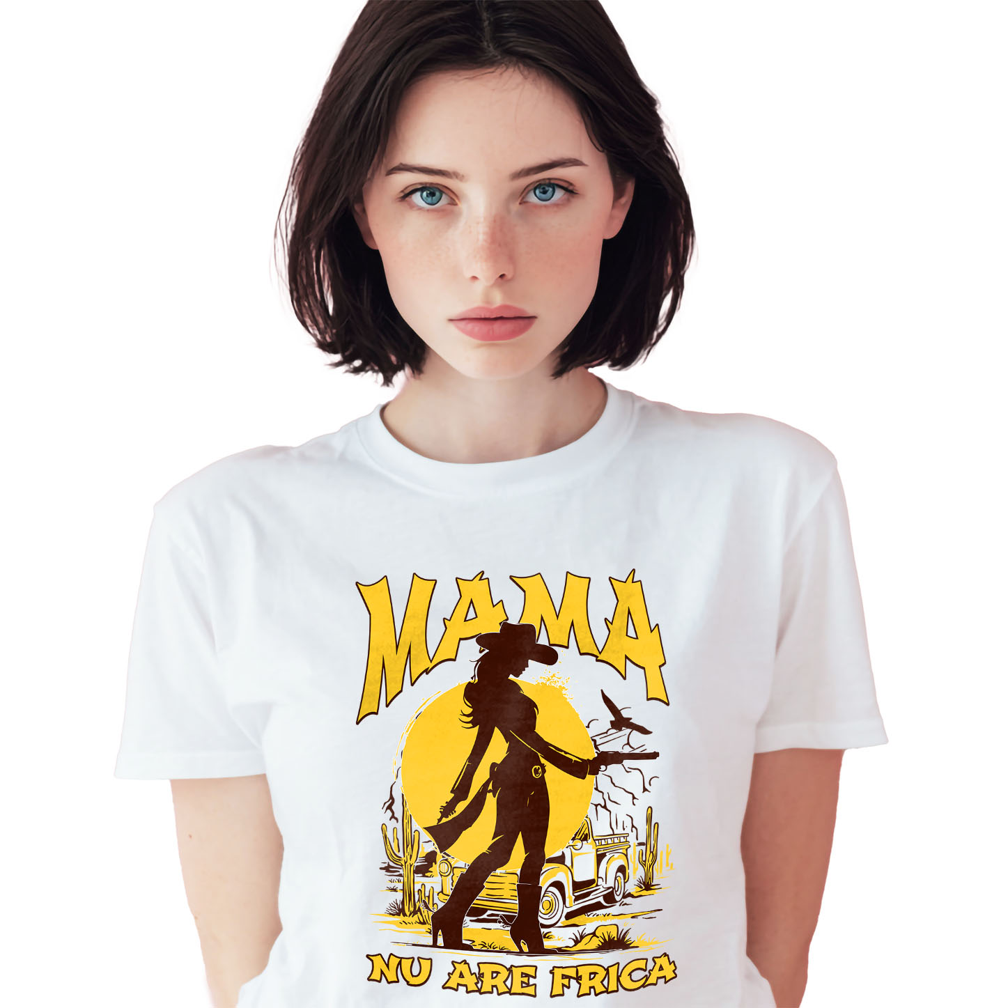 Mama - Tricou Femei, Barbati, Copii, Fata, Baiat, Unisex Personalizat "Mama Nu Are Frică – Cadouri Personalizate pentru Femeia Puternică și Curajoasă"