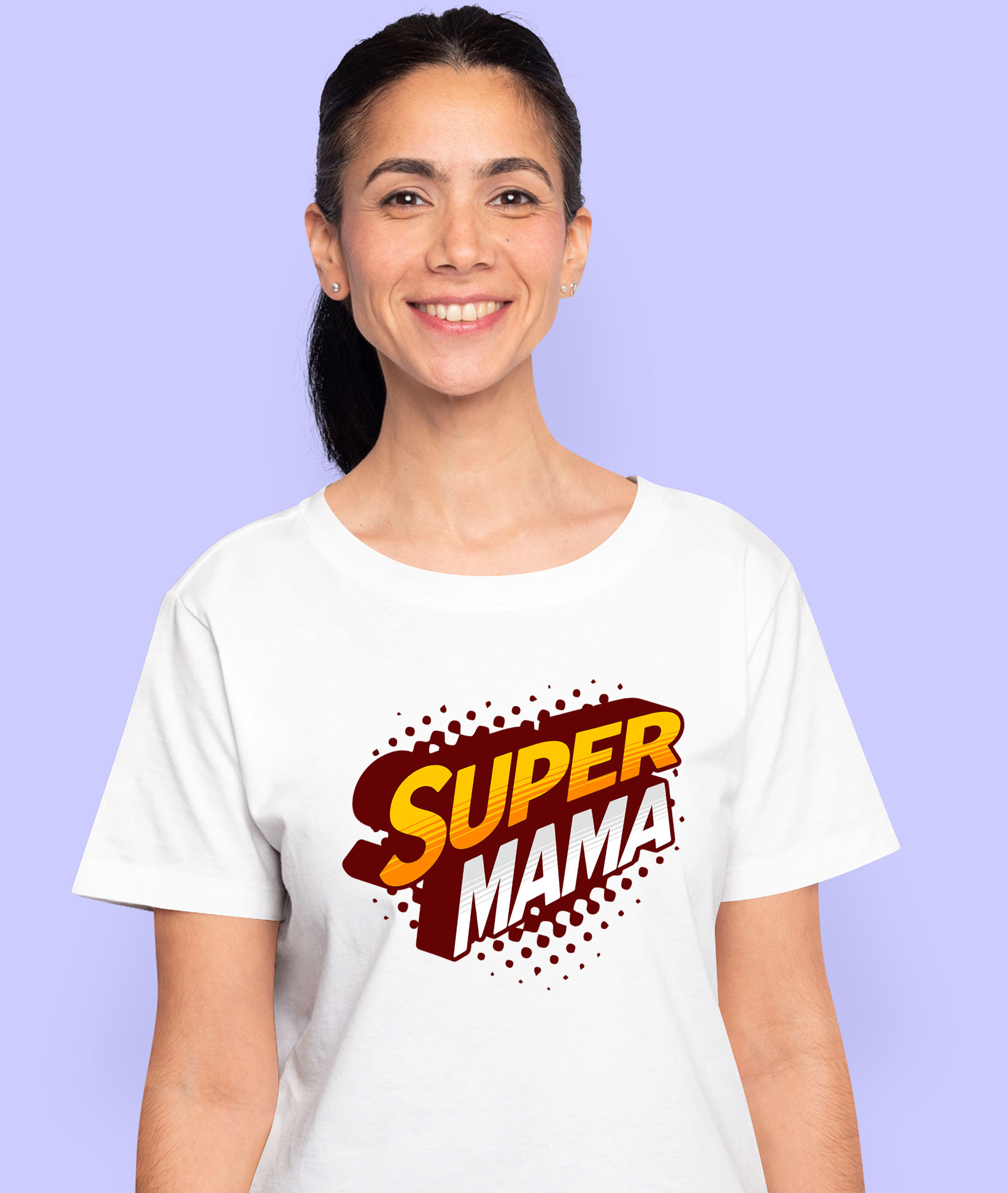 Tricou Femei, Barbati, Copii, Fata, Baiat, Unisex Personalizat Decor Personalizat „Super Mama” - Cea Mai Bună Mama | Cadou Special [1]