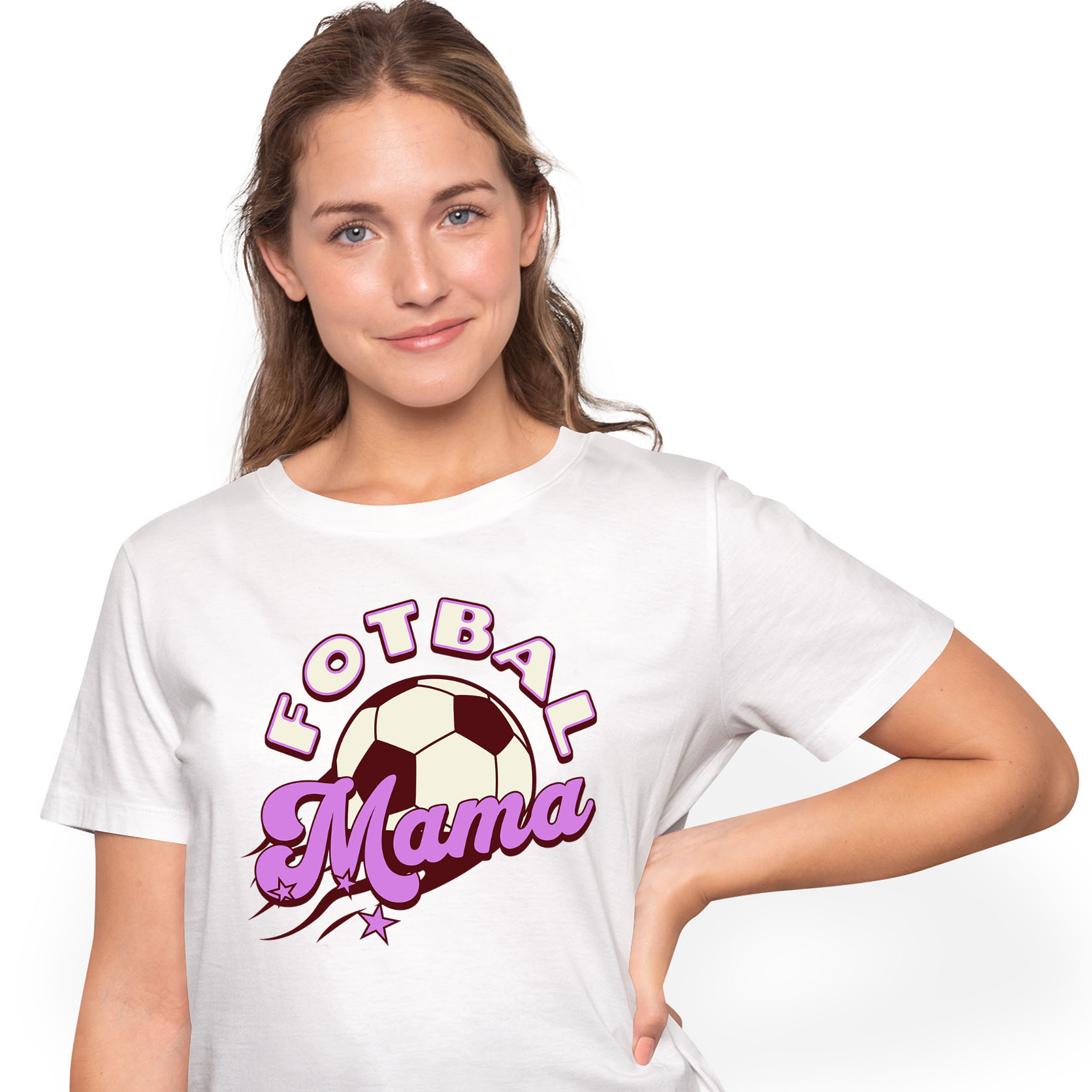 Mama - Tricou Femei, Barbati, Copii, Fata, Baiat, Unisex Personalizat Minge de Fotbal Personalizată - Cadou pentru Mama și Familie