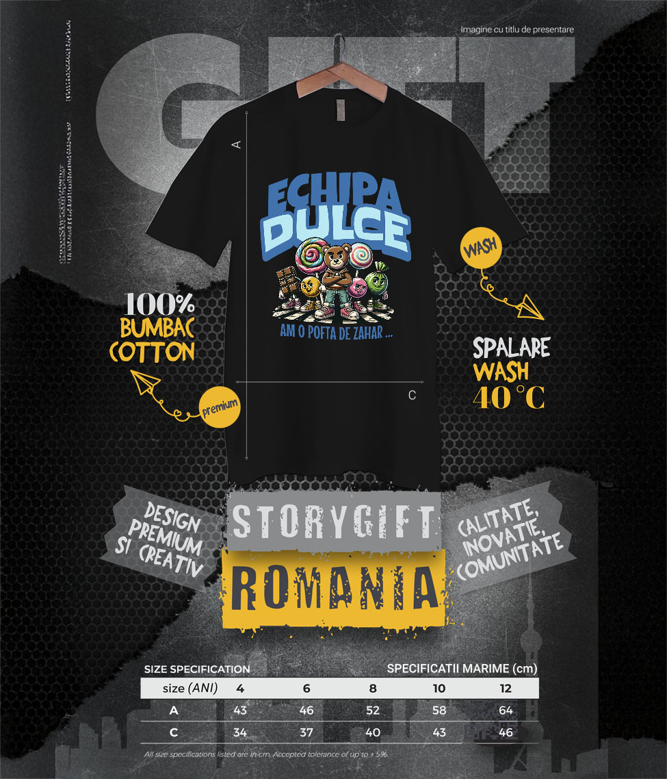 Tricou Femei, Barbati, Copii, Fata, Baiat, Unisex Personalizat Dulciuri personalizate pentru familie și copii | Cadouri dulci pentru tati și prieteni [5]