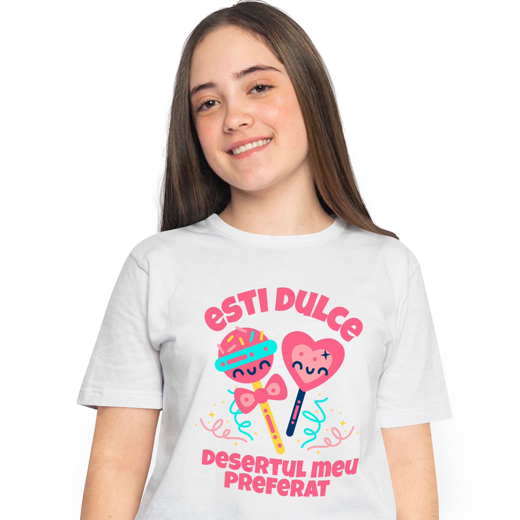 Mancare - Tricou Femei, Barbati, Copii, Fata, Baiat, Unisex Personalizat Acadele personalizate pentru iubire și familie | Dulciuri romantice pentru tati și prieteni