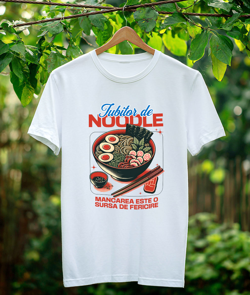 Tricou Femei, Barbati, Copii, Fata, Baiat, Unisex Personalizat Supă ramen personalizată cu ou și legume – Cadou perfect pentru iubitorii de mâncare asiatică și anime [2]