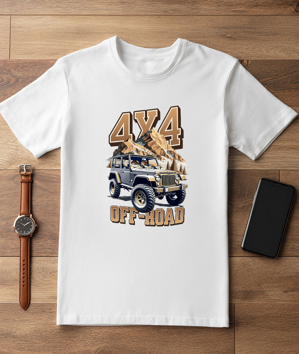Tricou Femei, Barbati, Copii, Fata, Baiat, Unisex Personalizat Mașină De Teren 4X4 – Aventură Off-Road Pentru Iubitorii De Natură [2]