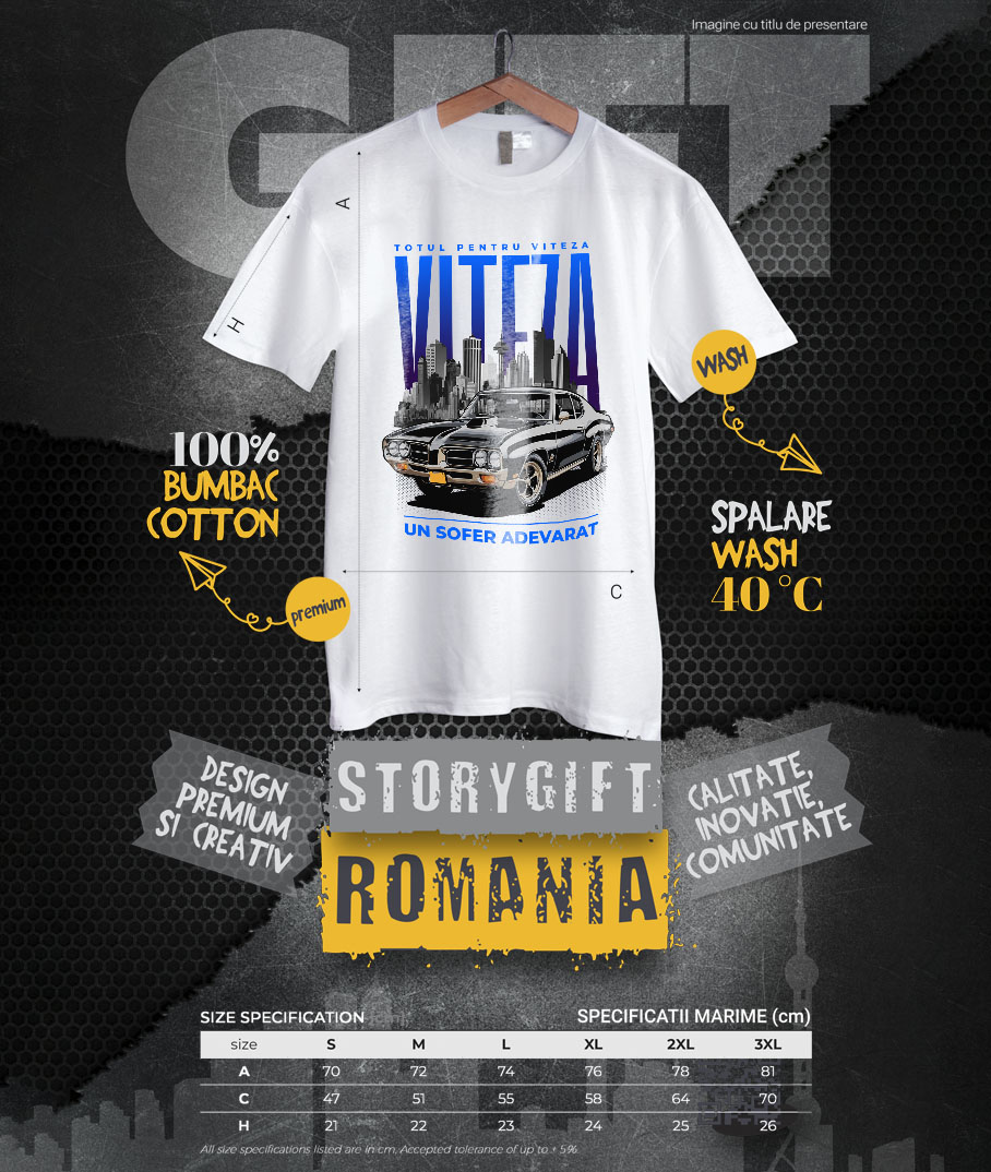 Tricou Femei, Barbati, Copii, Fata, Baiat, Unisex Personalizat Mașină Vintage Neagră – Eleganță și Rafinament Urban [3]