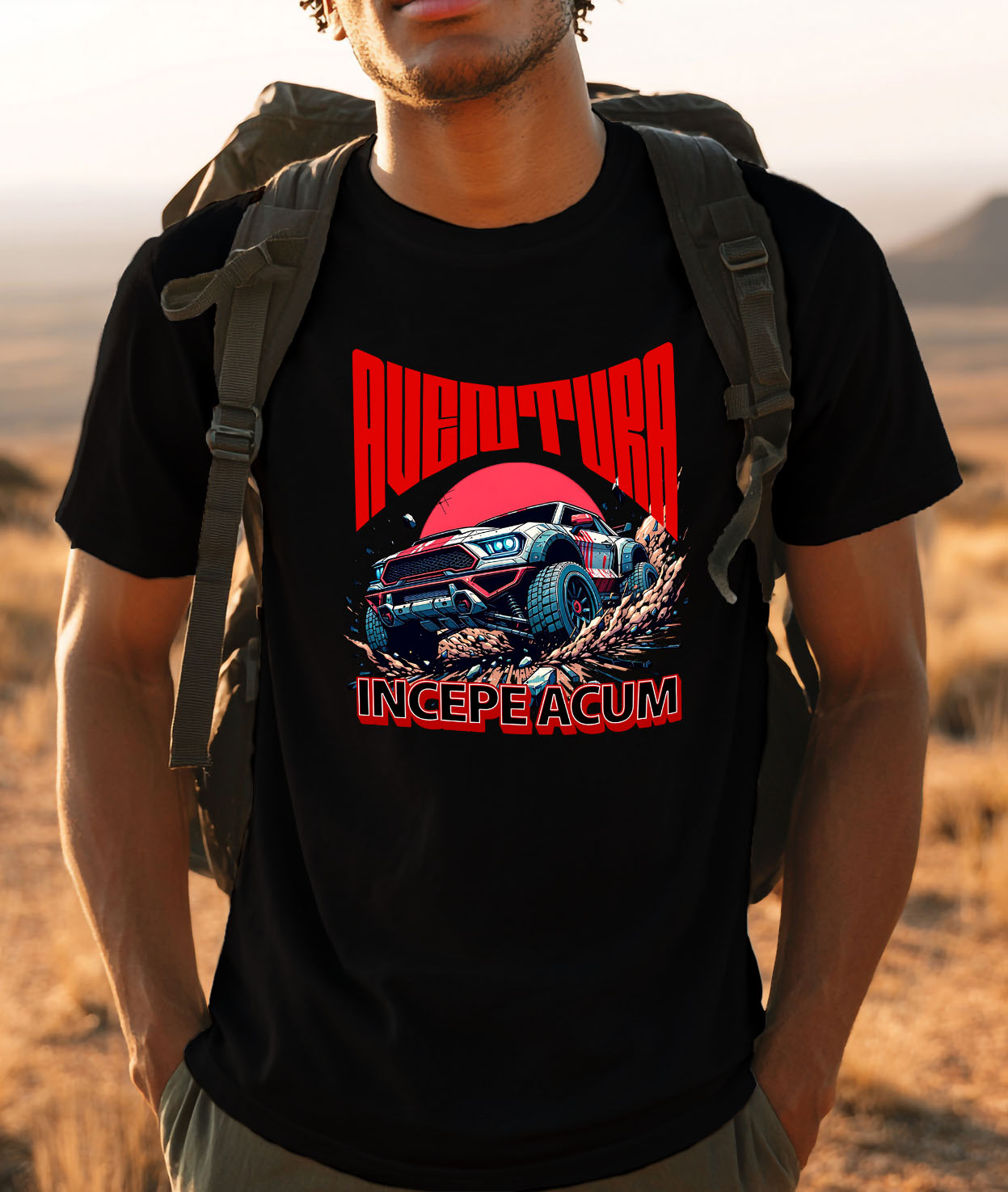 Tricou Femei, Barbati, Copii, Fata, Baiat, Unisex Personalizat Mașină De Teren – Curse Off-Road Cu Viteză și Adrenalină [1]