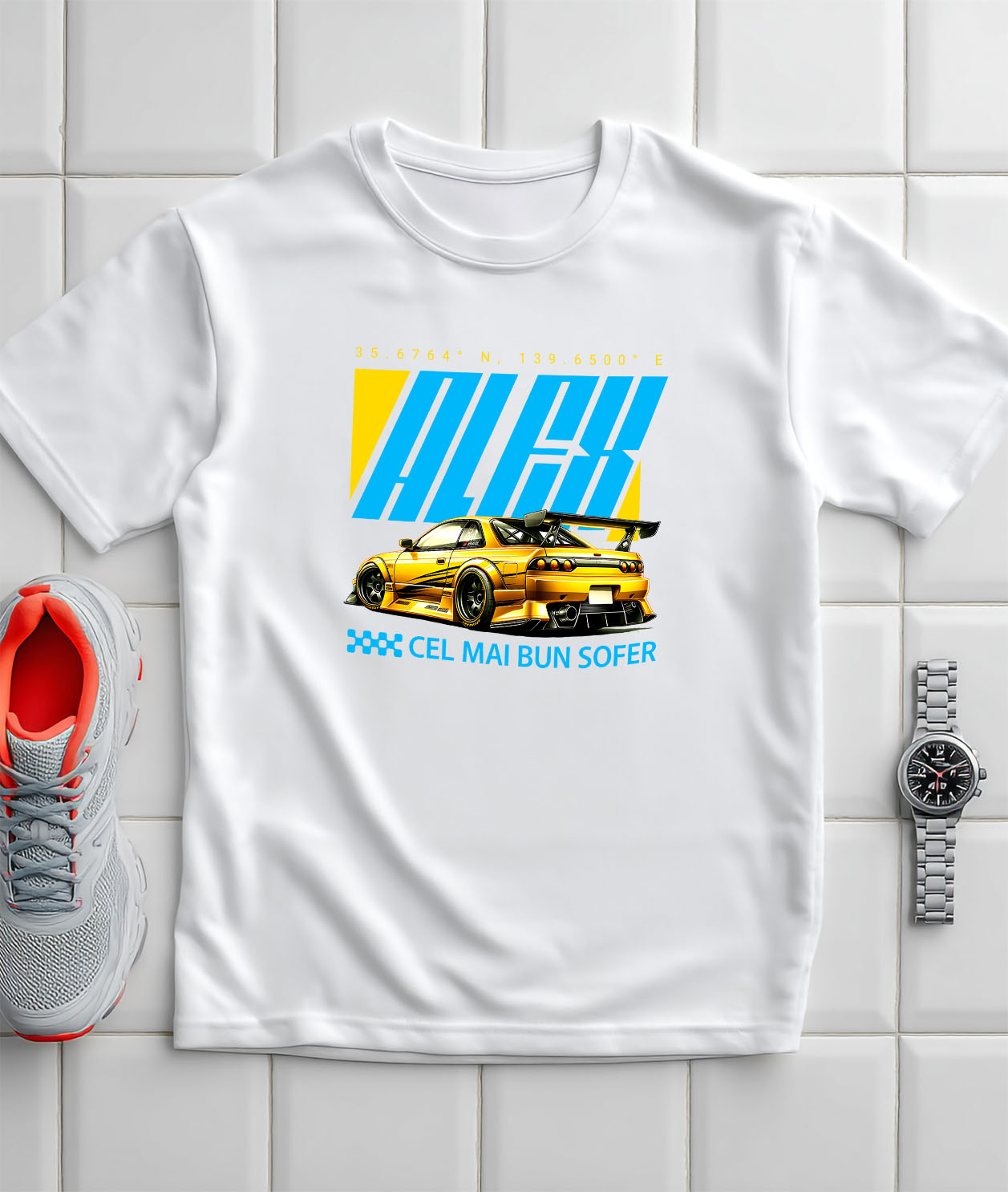 Tricou Femei, Barbati, Copii, Fata, Baiat, Unisex Personalizat Mașină De Lux – Performanță și Viteză Pentru Pasionați Auto [2]