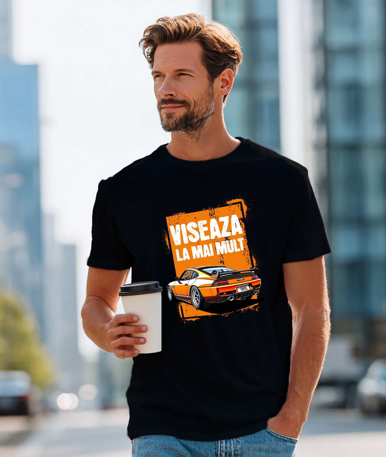 Tricou Femei, Barbati, Copii, Fata, Baiat, Unisex Personalizat Mașină De Curse Tunată – Putere, Viteză și Motivație [1]