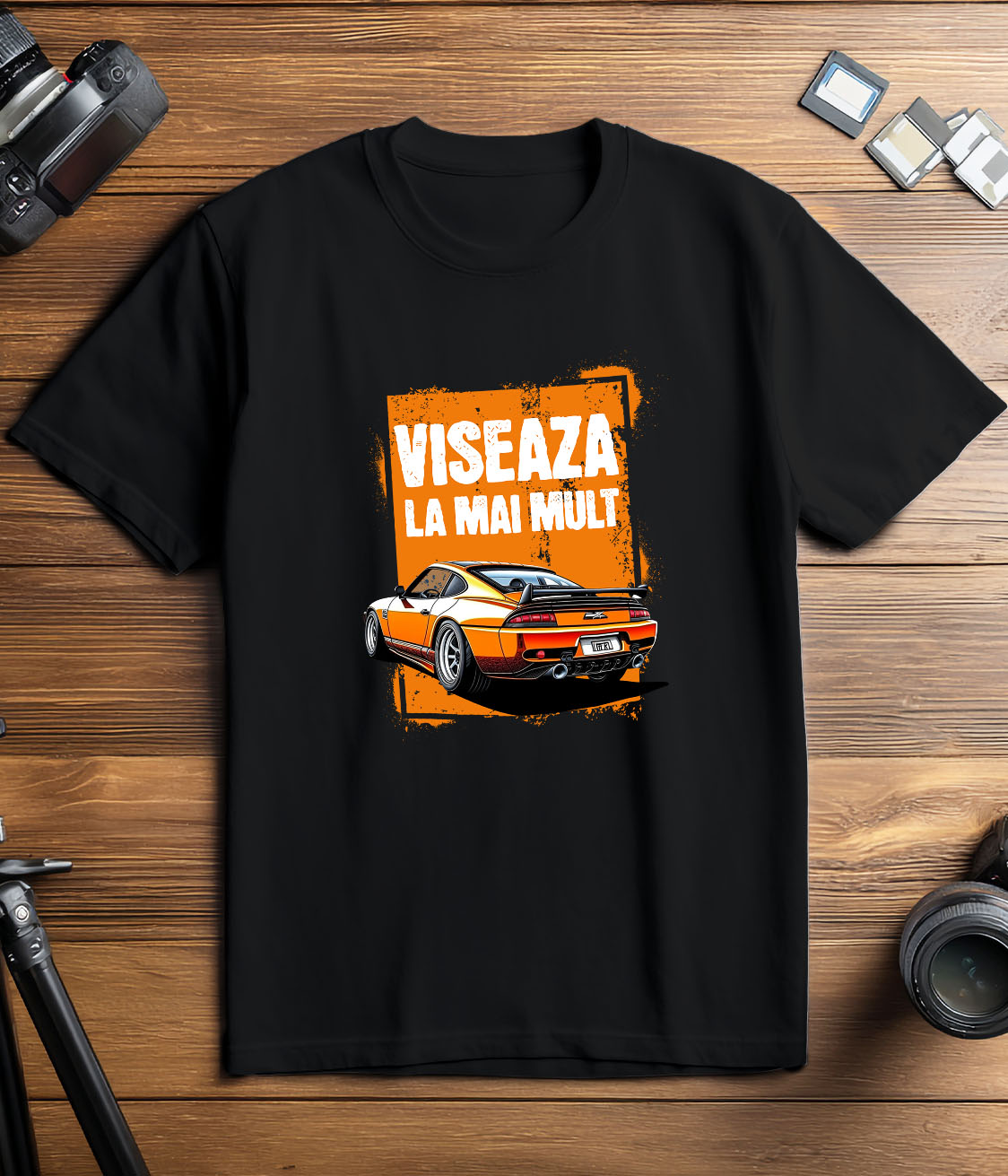 Tricou Femei, Barbati, Copii, Fata, Baiat, Unisex Personalizat Mașină De Curse Tunată – Putere, Viteză și Motivație [2]