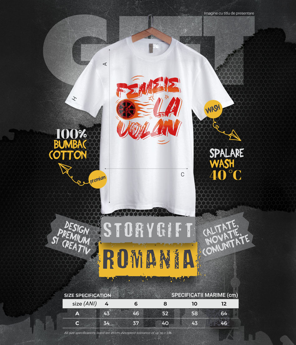 Tricou Femei, Barbati, Copii, Fata, Baiat, Unisex Personalizat Mesaj Colorat – Roată Mașină În Flăcări | Design Pentru Iubitorii De Viteză [5]