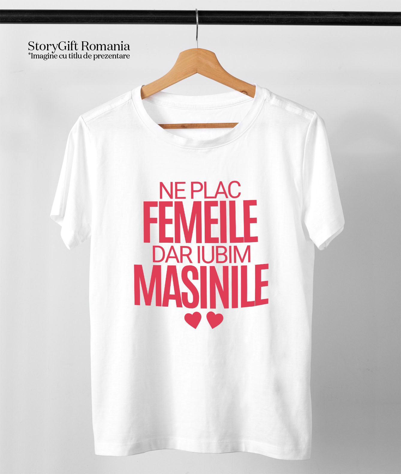 Tricou Femei, Barbati, Copii, Fata, Baiat, Unisex Personalizat Mesaj Romantic cu Inimioare – Declarație de Dragoste în Română [2]