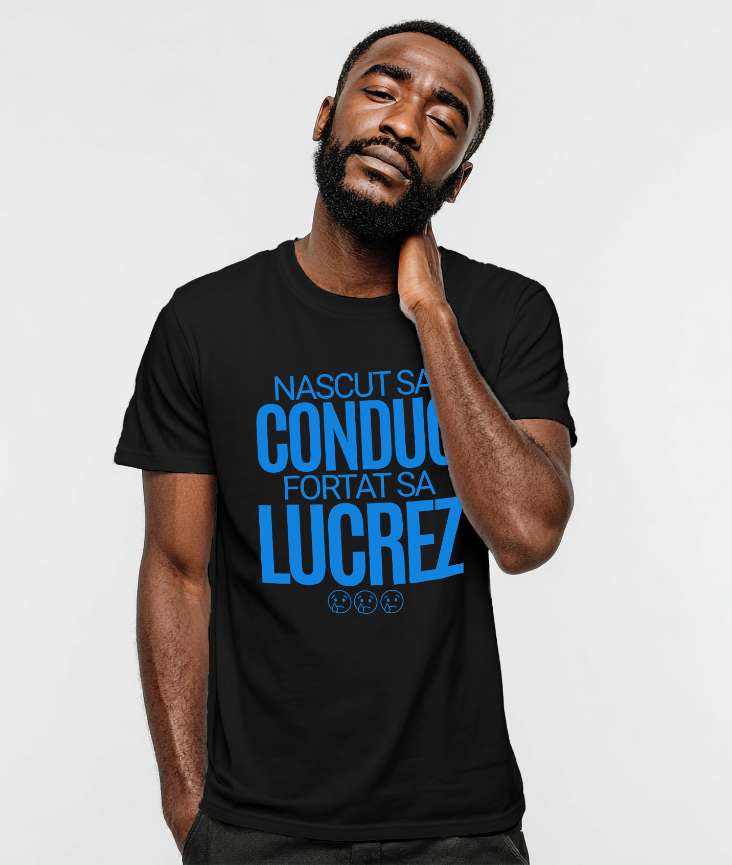 Tricou Femei, Barbati, Copii, Fata, Baiat, Unisex Personalizat Mesaj Haios Sad Face – Design Amuzant pentru Iubitorii de Mașini [1]