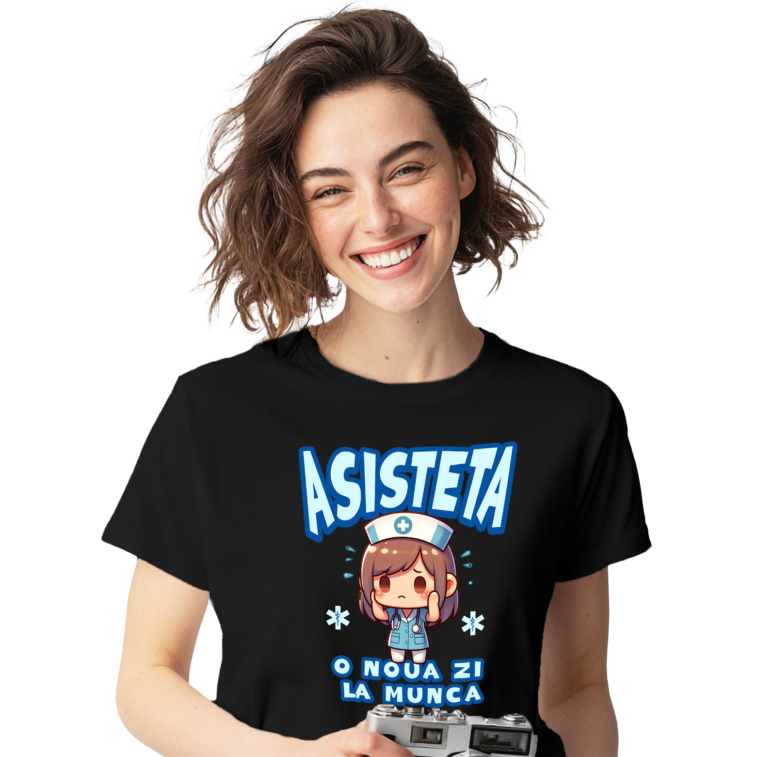 Tricou Femei, Barbati, Copii, Fata, Baiat, Unisex Personalizat Asistență Medicală Stil Anime – Pasiune și Dedicare în Medicină