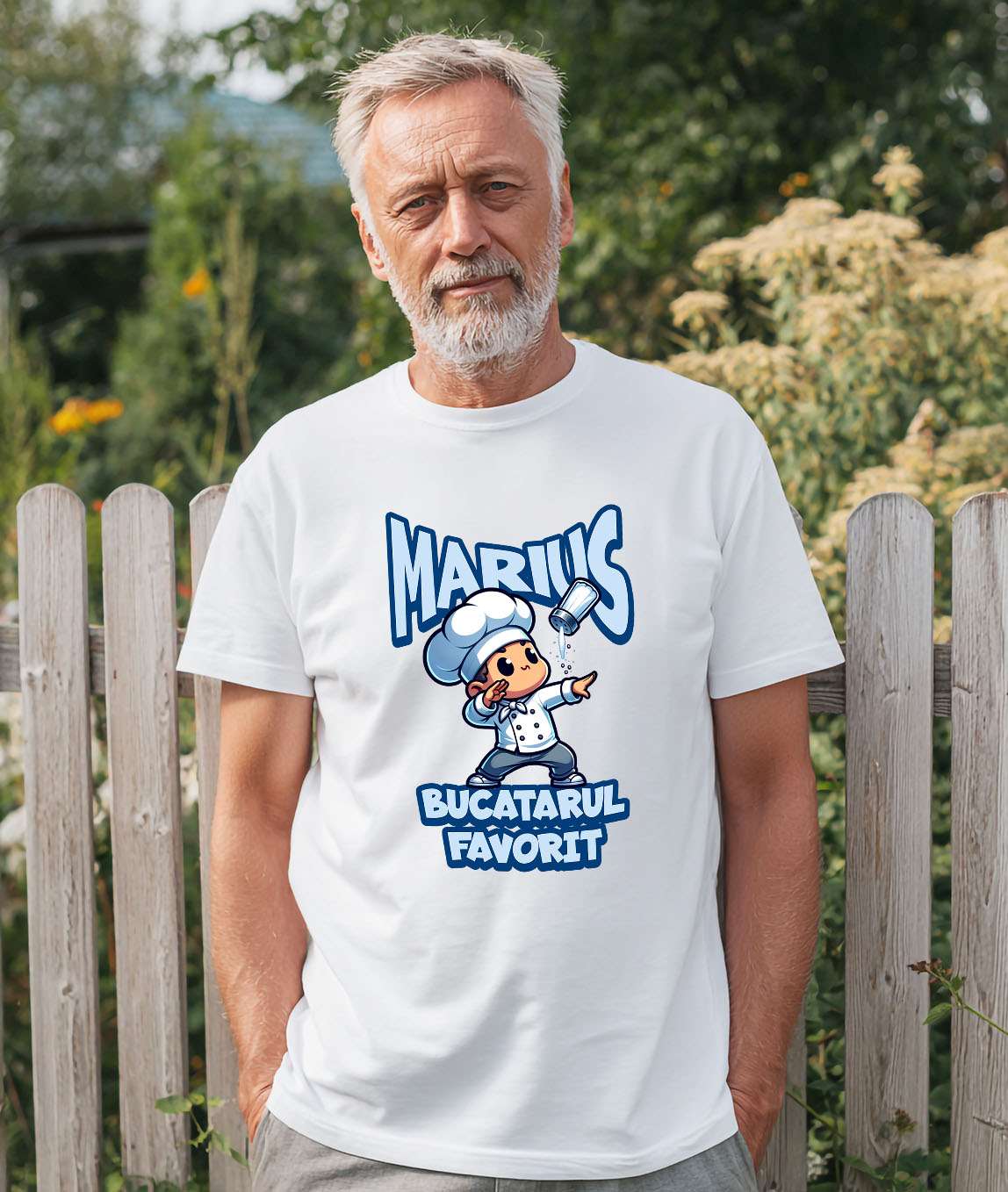 Tricou Femei, Barbati, Copii, Fata, Baiat, Unisex Personalizat Chef Bucătar Animat – Design Vesel Pentru Iubitorii De Gastronomie [1]