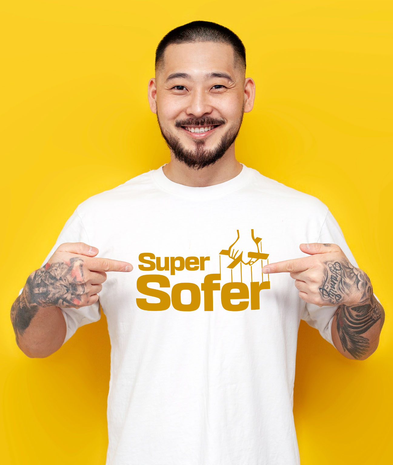 Tricou Femei, Barbati, Copii, Fata, Baiat, Unisex Personalizat Mână cu Sfori Stil Marionetă – Design Simbolic și Motivațional în Română [1]